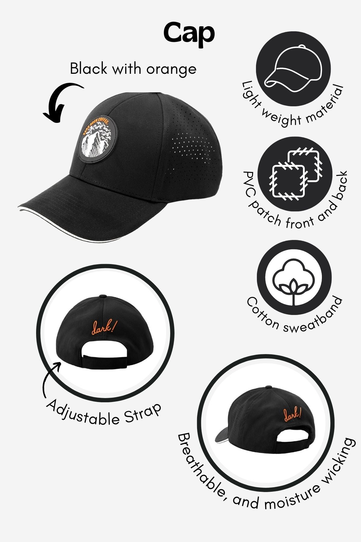 Dark! Baseball Cap