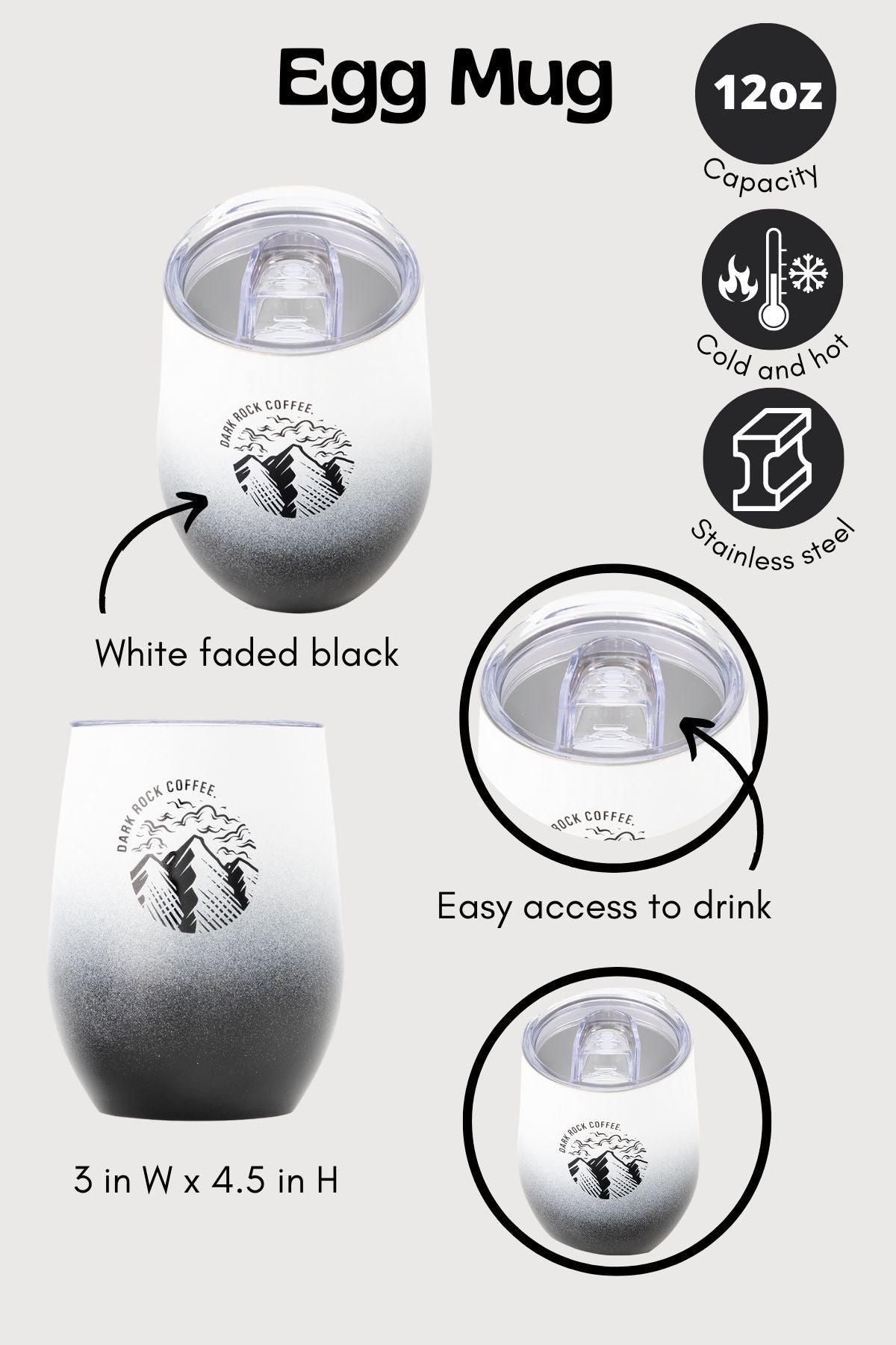 Dark! Egg Mug