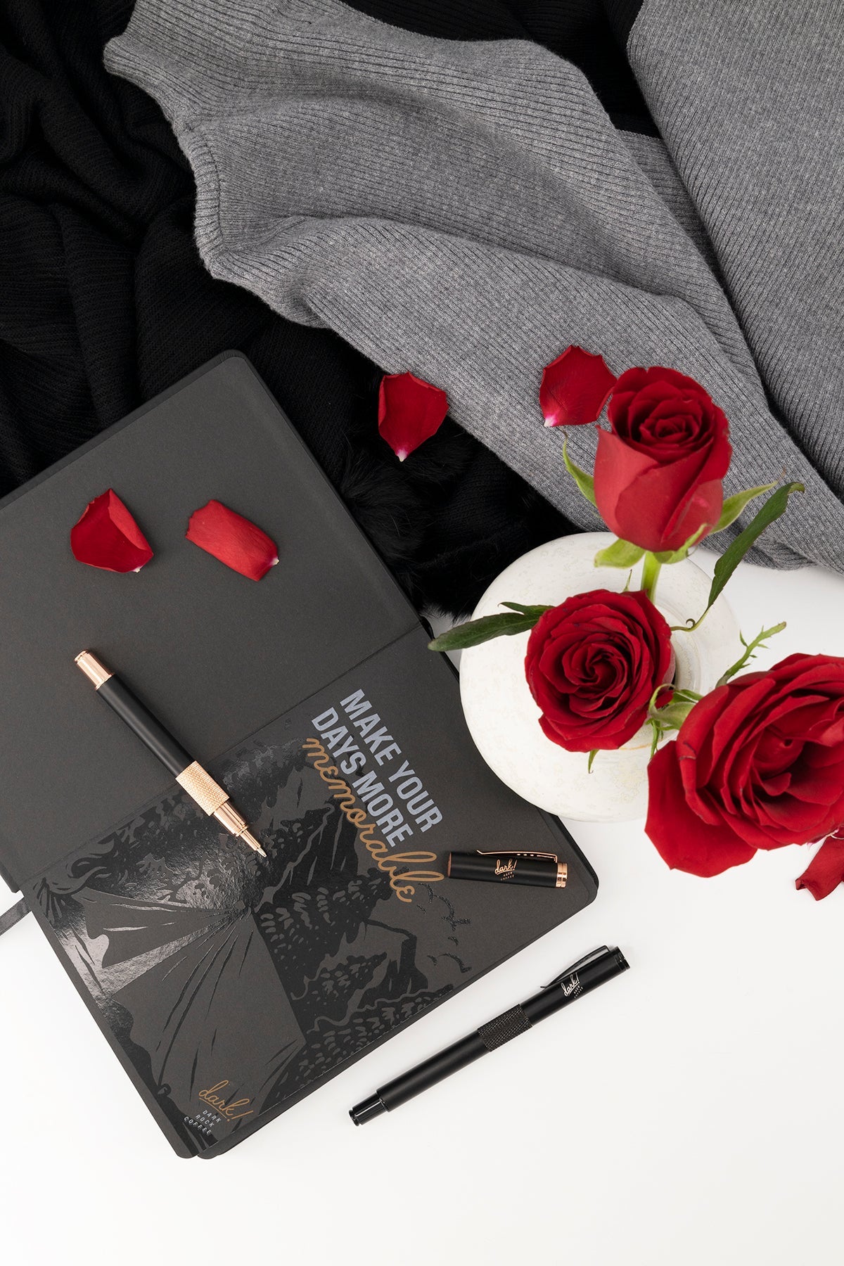 Dark! Notebook & Pen bundle